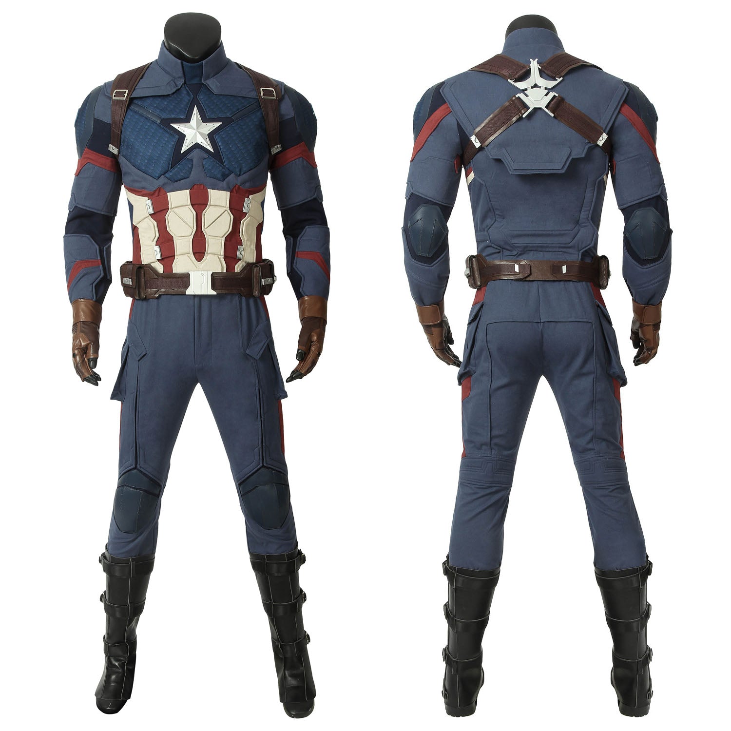 [ylevol] Avengers 4 Endgame Captain America Steve Rogers Top Cosplay Costumes