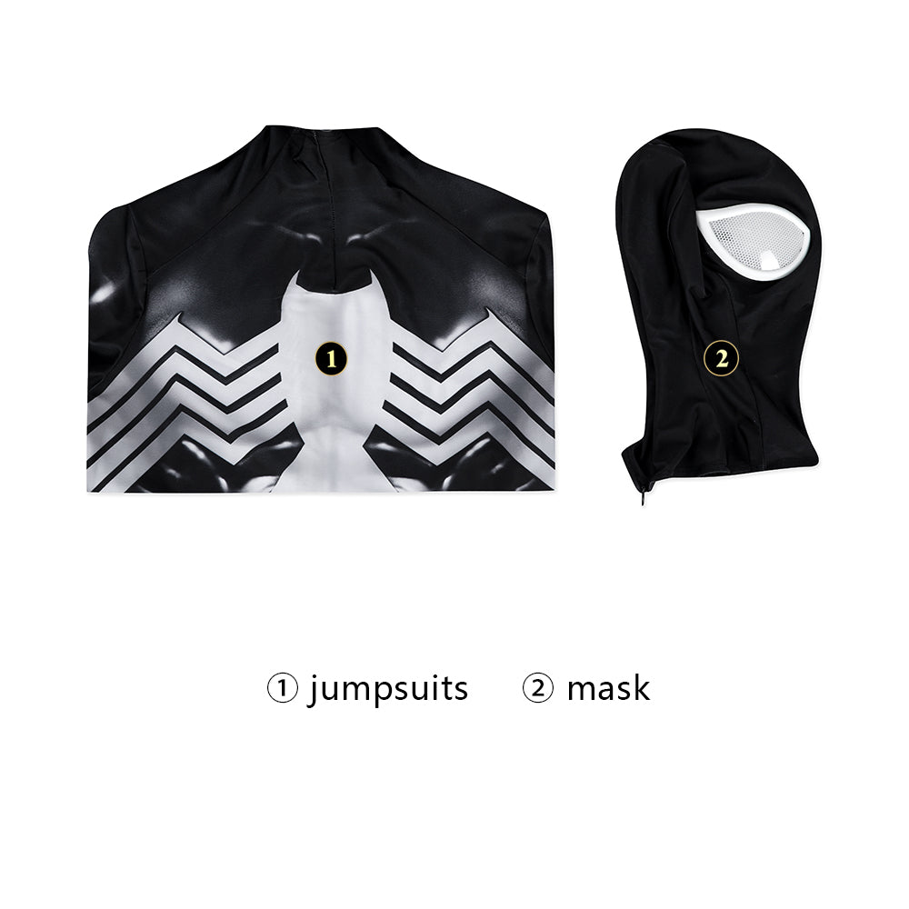 [ylevol] Marvel's Spider-Man 2 Classic Black Suit Male Jumpsuit Cosplay Costumes