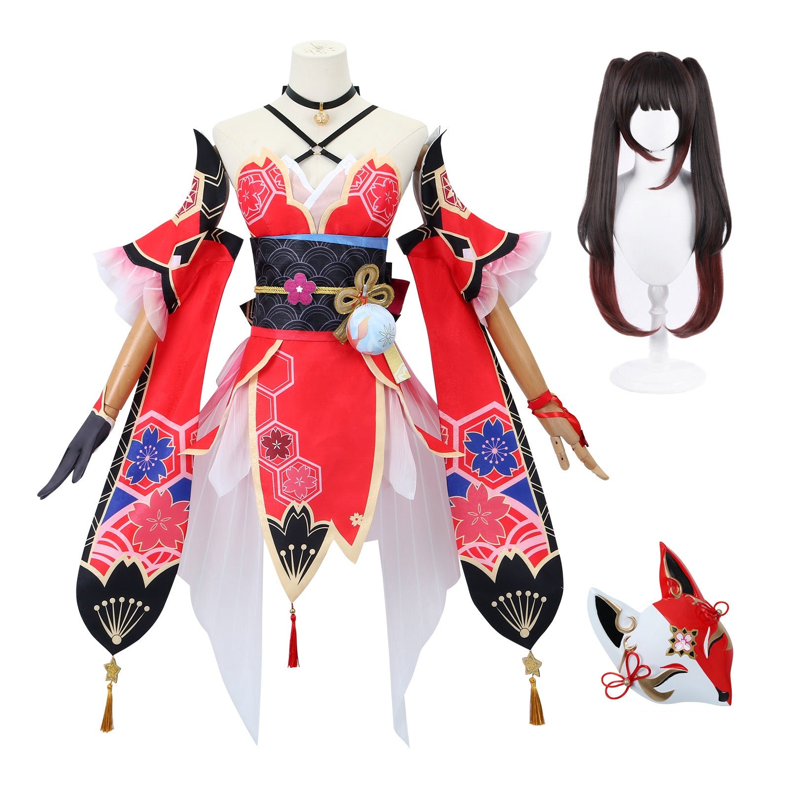 [ylevol] Honkai: Star Rail Masked Fools Sparkle Fullset with Mask Costumes