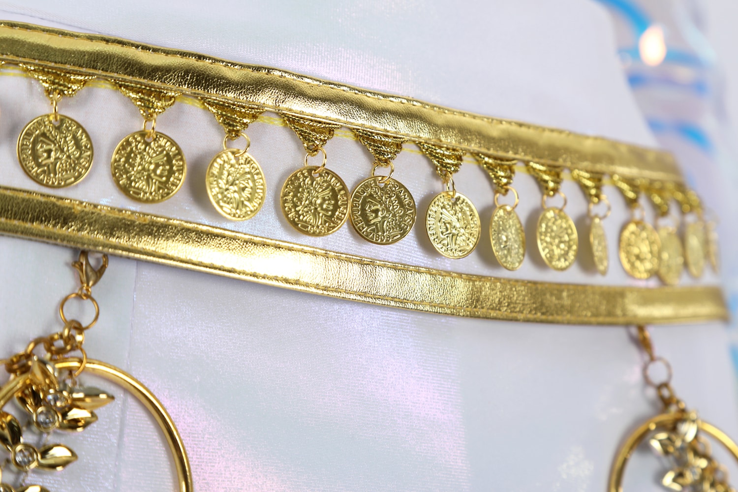 [ylevol] KPop Demon Hunters Zoey White Stage Outfit Cosplay Costumes