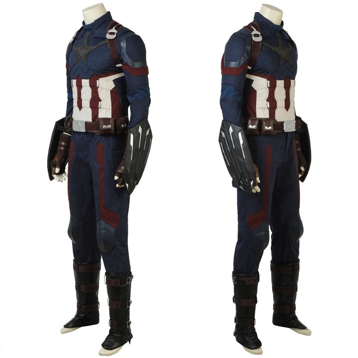 [ylevol] Avengers 3 Infinity War Captain America Steve Rogers Top Cosplay Costumes