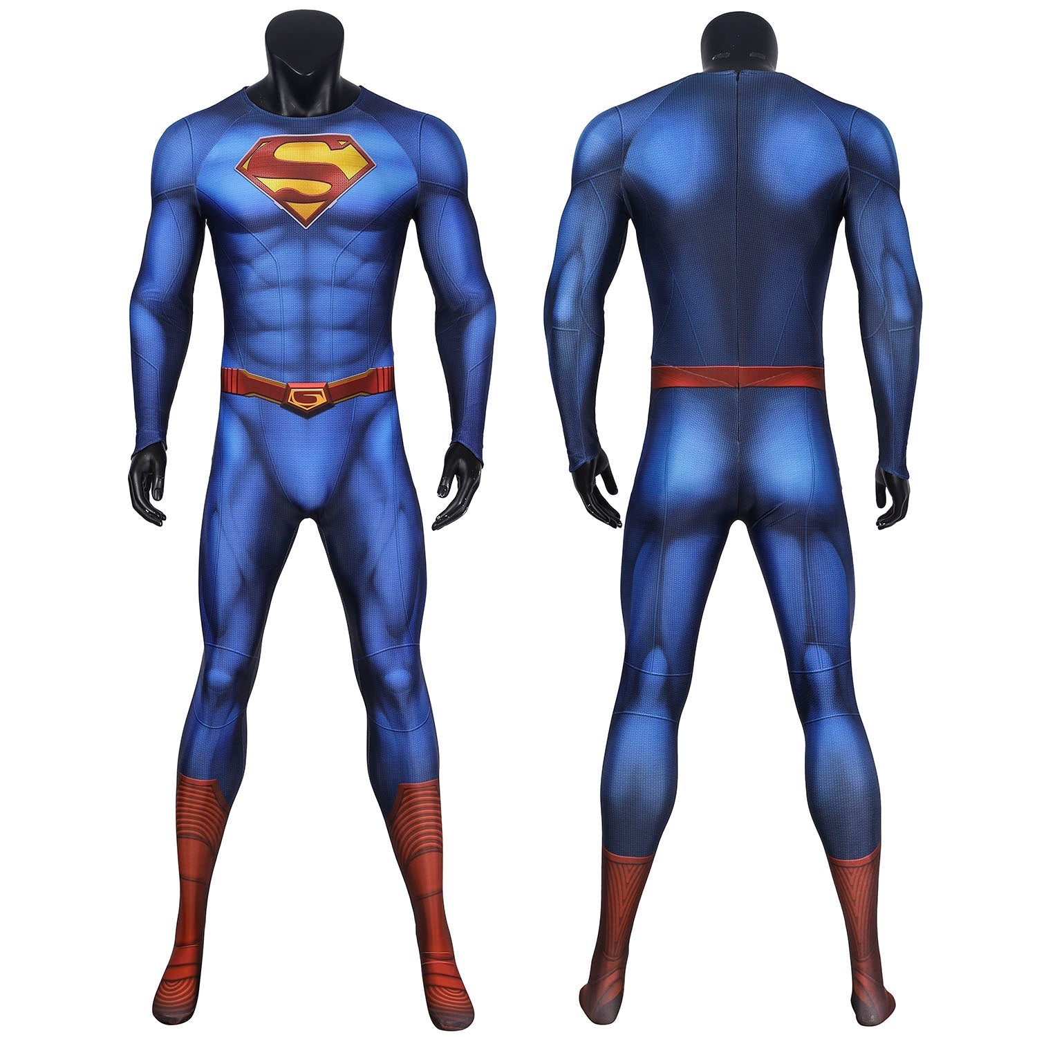 [ylevol] Superman and Lois Clark Kent Male Jumpsuit Cosplay Costumes