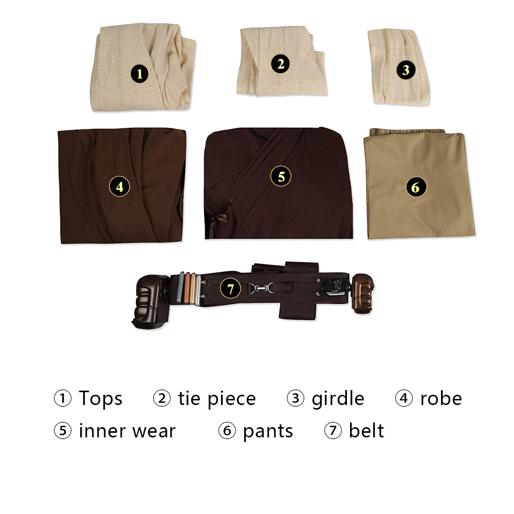 [ylevol] Star Wars Episode III Revenge of the Sith Obi-Wan Kenobi Cosplay Costumes