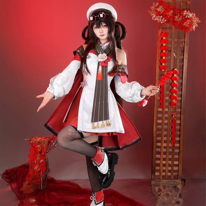 [ylevol] Game Genshin Impact Hu Tao Lantern Rite Suit Cosplay Costumes