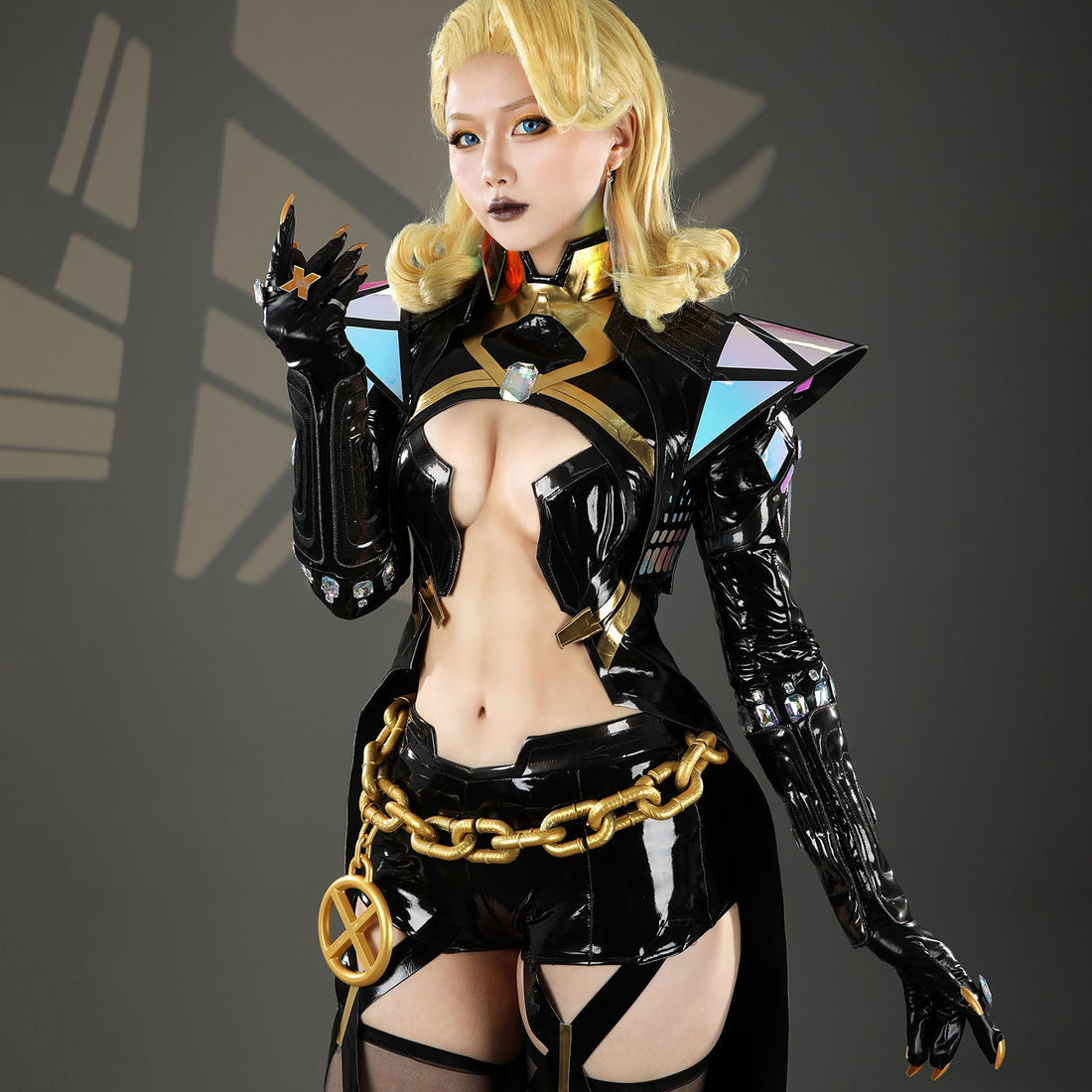 [ylevol] Marvel Rivals White Queen EMMA FROST X-REVOLUTION Top Cosplay Costumes