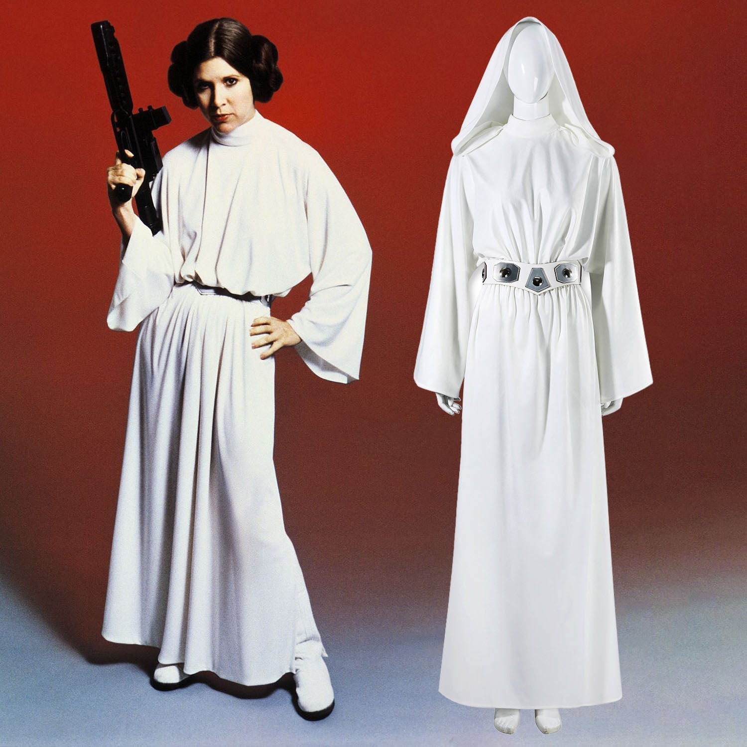 [ylevol] Star Wars 4 A New Hope Princess Leia Female Cosplay Costumes
