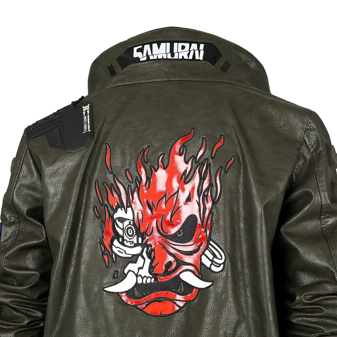 [ylevol] Cyberpunk 2077 V PU Leather Top Level Full Set Cosplay Costumes