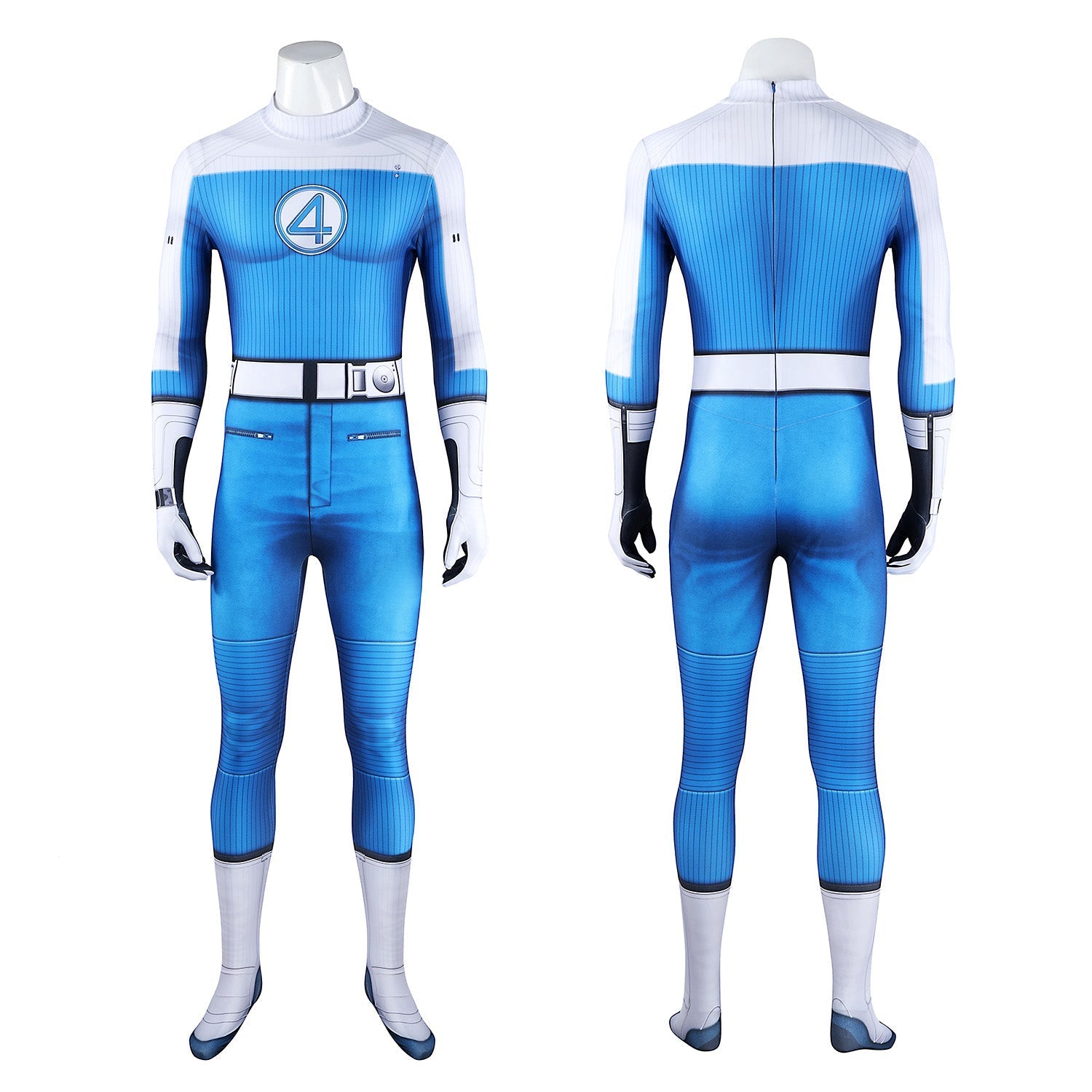 [ylevol] Fantastic Four First Steps Human Torch Johnny Storm Jumpsuit Costumes