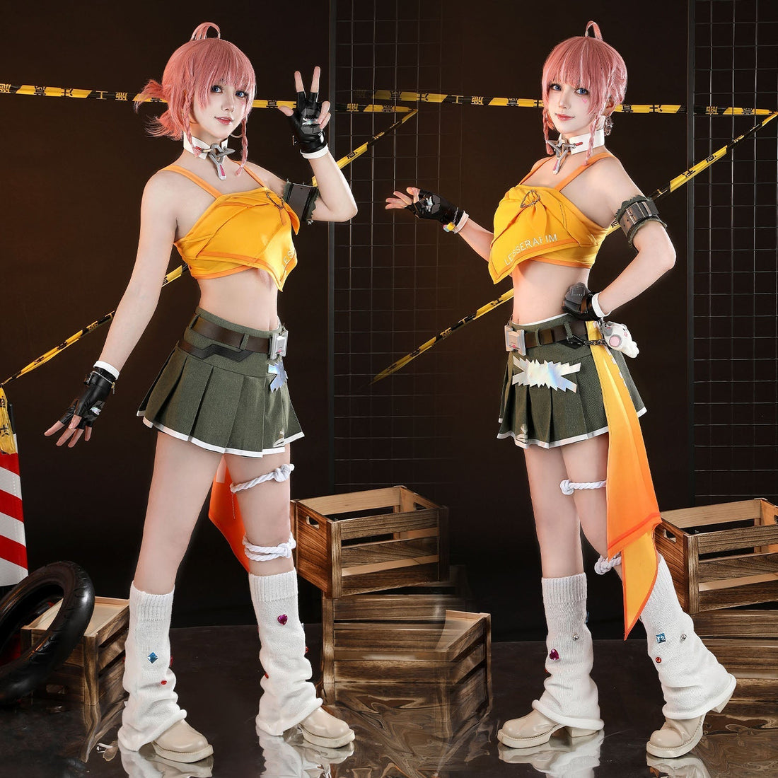 [ylevol] Overwatch 2 X LE SSERAFIM FEARLESS Mercy Cosplay Costumes