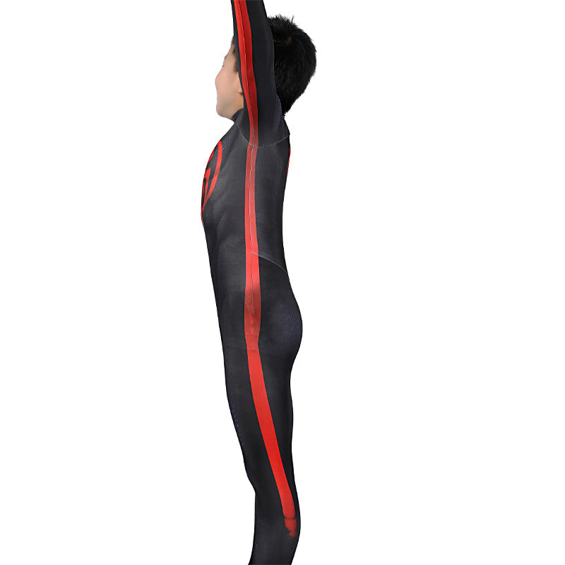 [ylevol] Spider-Man Across The Spider-Verse Miles Morales Kids Jumpsuit Costumes