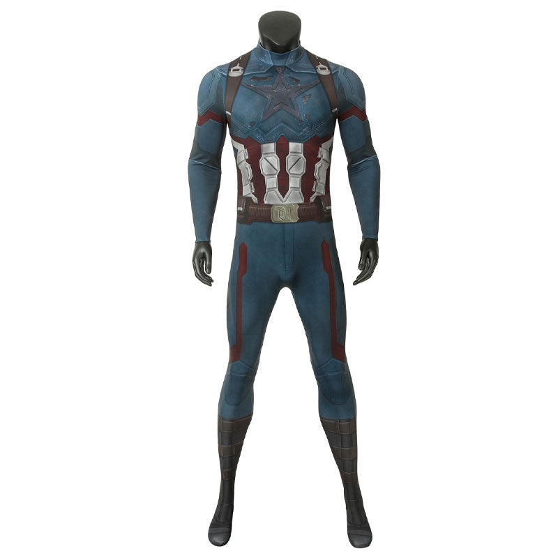 [ylevol] Avengers 3 Infinity War Captain America Steve Rogers Jumpsuit Costumes