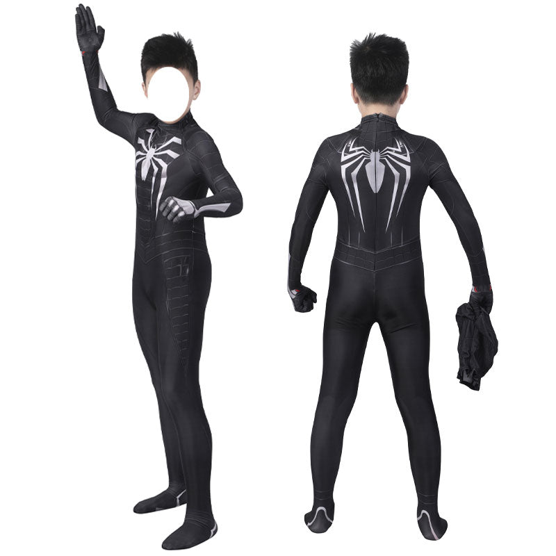 [ylevol] Spider-Man PS5 Miles Morales Symbiote Suit Kids Jumpsuit Costumes