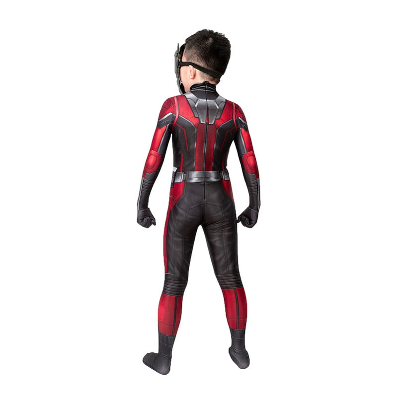 [ylevol] Ant-Man and the Wasp Kids Jumpsuit with Mask Cosplay Costume