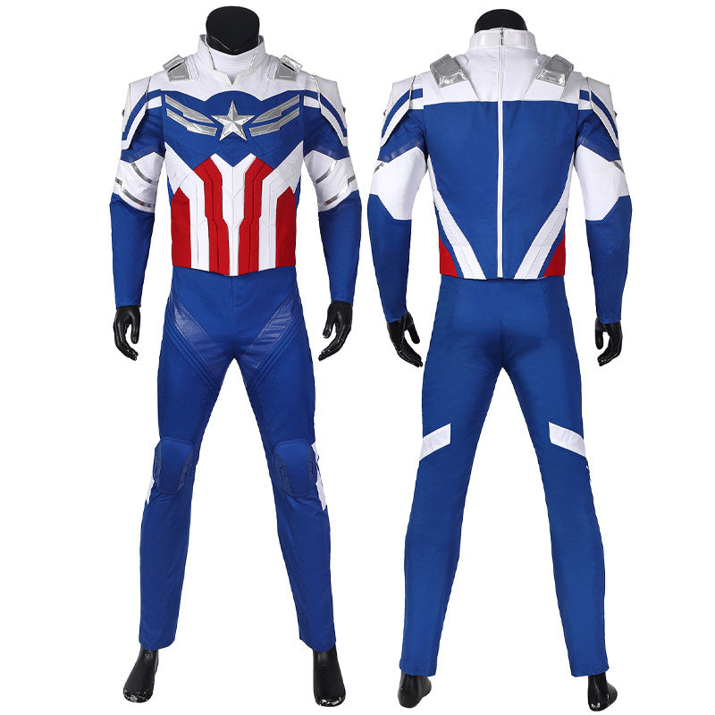 [ylevol] The Falcon and The Winter Soldier Sam Wilson Captain America Cosplay Costumes