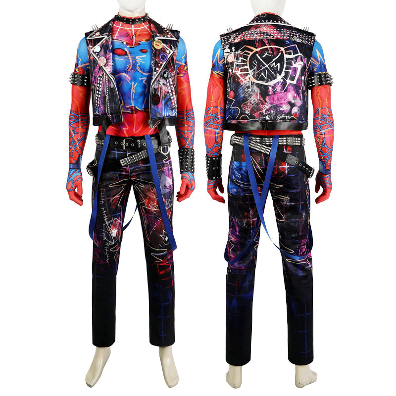 [ylevol] Spider-Man Across The Spider-Verse Spider-Punk Hobart Hobie Brown Full Set Costumes