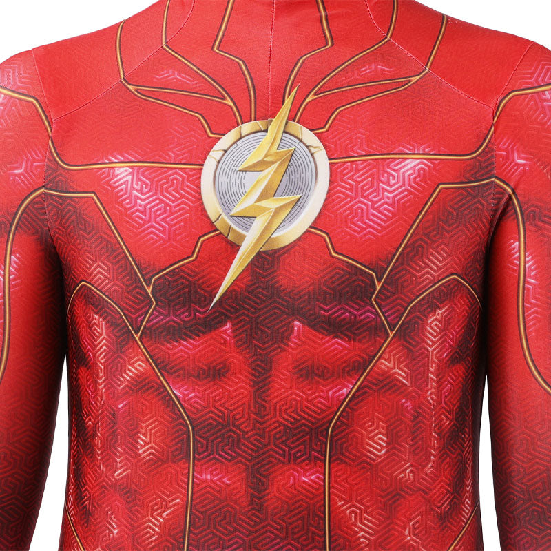 [ylevol] Flashpoint Barry Allen The Flash Kids Jumpsuit Cosplay Costumes