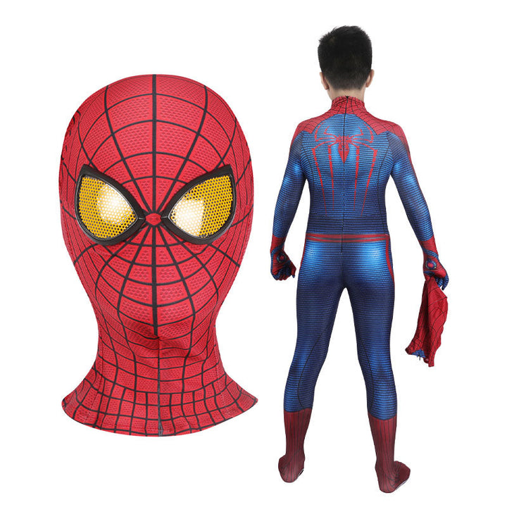 [ylevol] The Amazing Spider-Man Peter Parker Jumpsuits Kids Cosplay Costume