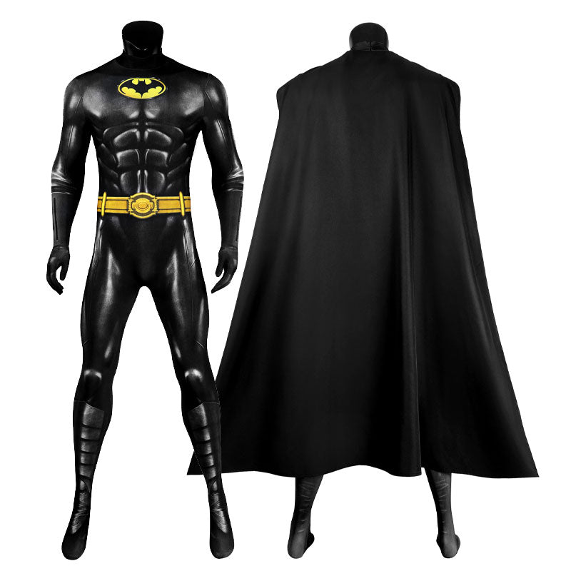 [ylevol] The Flash Batman Bruce Wayne Michael Keaton Jumpsuit Cosplay Costumes