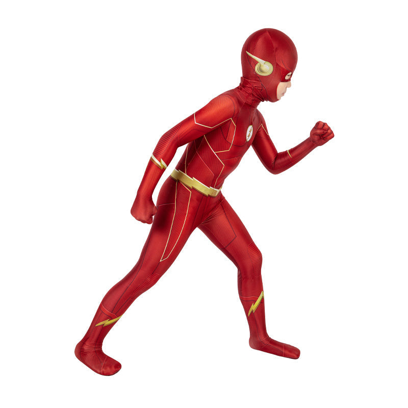 [ylevol] The Flash Season 6 Barry Allen Kids Jumpsuit Cosplay Costumes