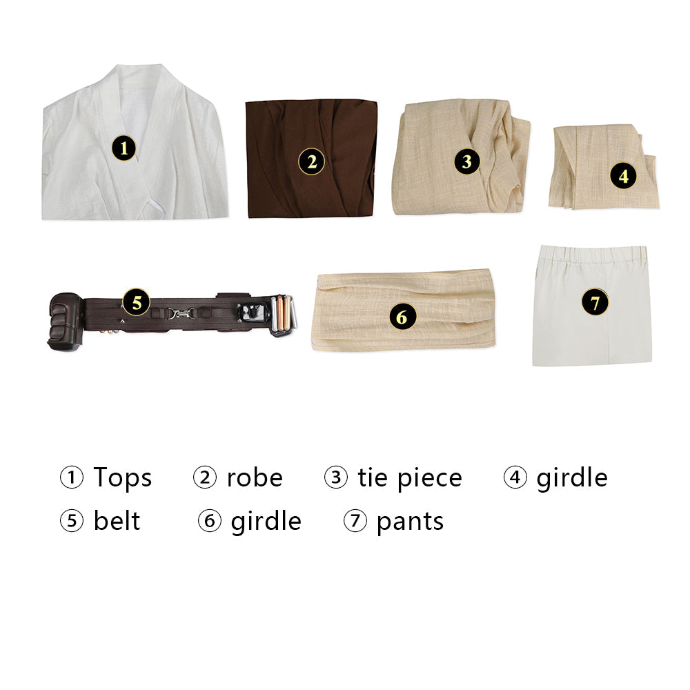 [ylevol] Star Wars Episode II Attack of the Clones Obi-Wan Kenobi Cosplay Costumes