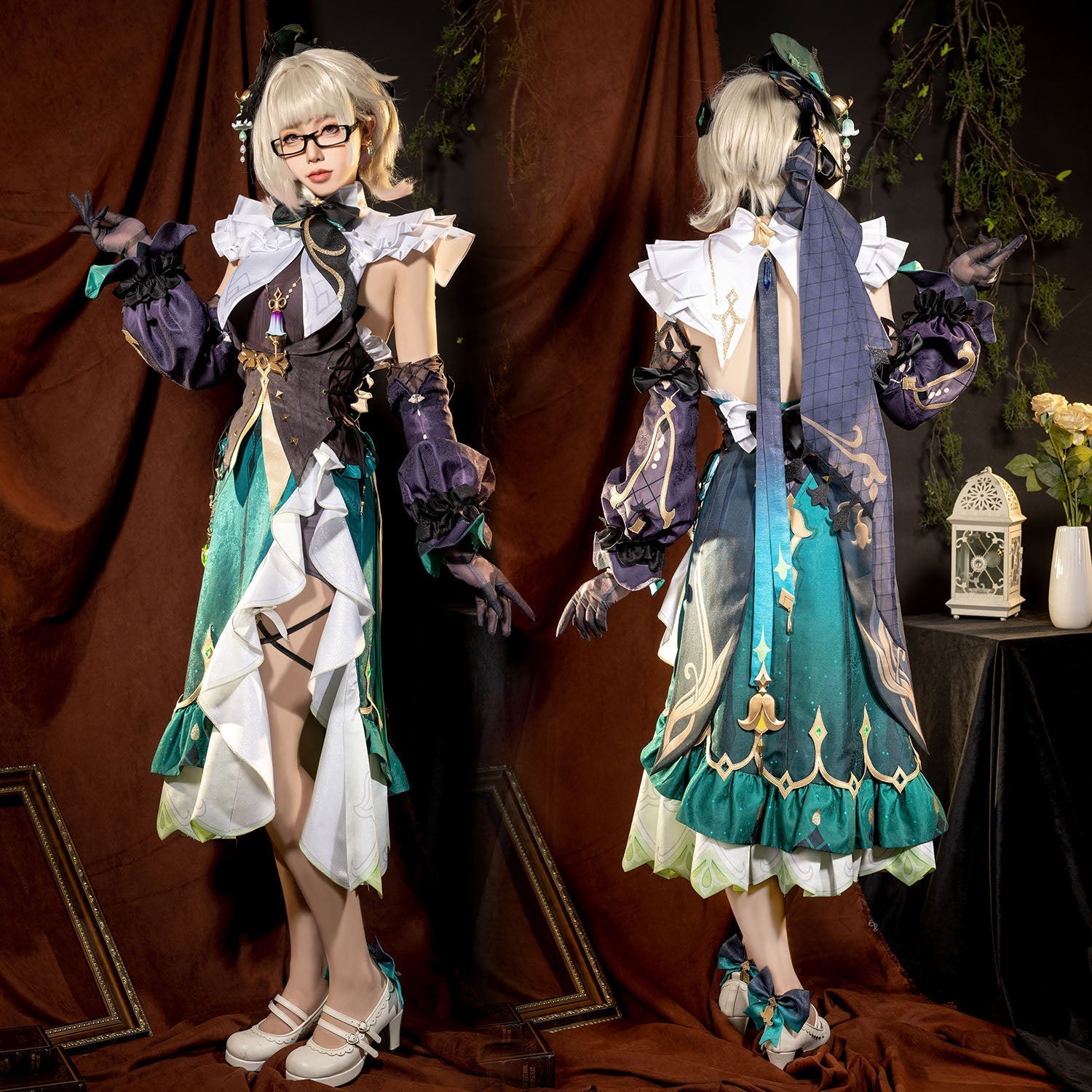 [ylevol] Genshin Impact Renowned Perfumer Emilie Cosplay Costumes