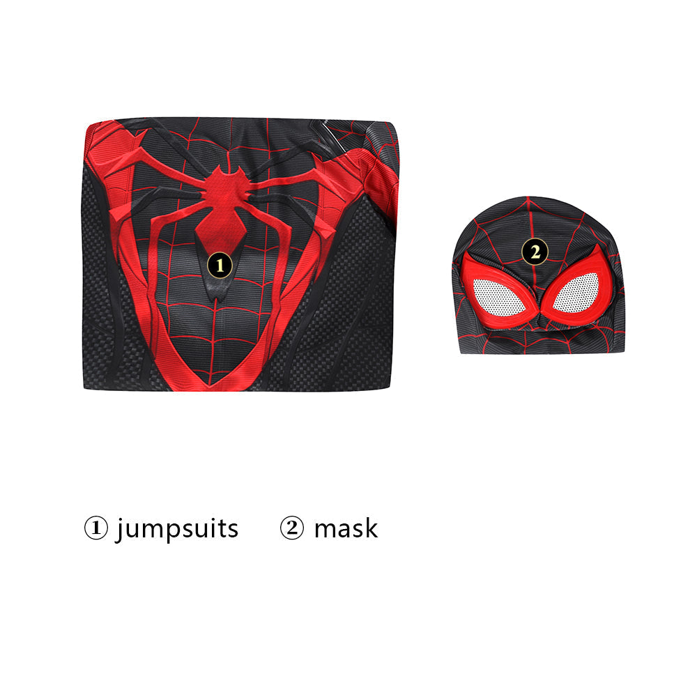 [ylevol] Spider-Man: Miles Morales PS5 Suit V2 Male Jumpsuit Costumes