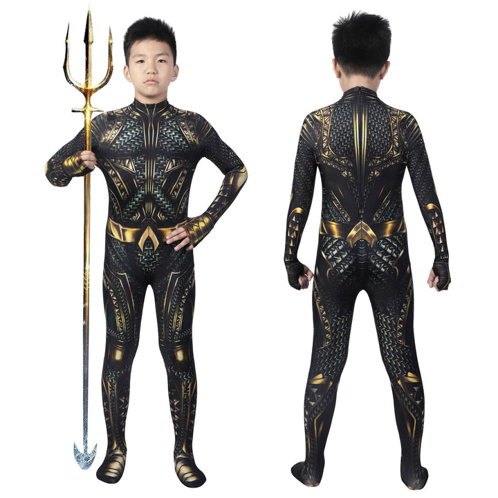 [ylevol] Aquaman And The Lost Kingdom Arthur Curry Kids Jumpsuit Cosplay Costumes