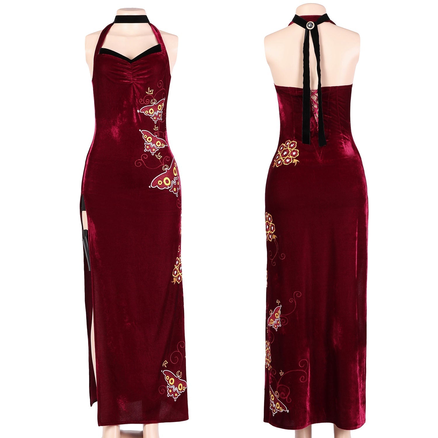 [ylevol] Resident Evil 4 Ada Wong Cheongsam Cosplay Costumes