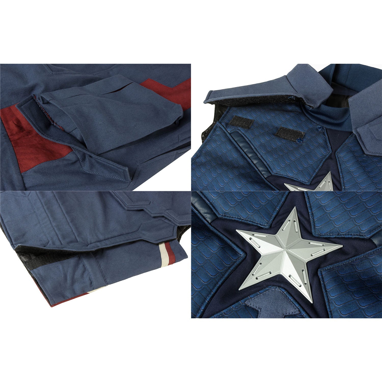 [ylevol] Avengers 4 Endgame Captain America Steve Rogers Top Cosplay Costumes