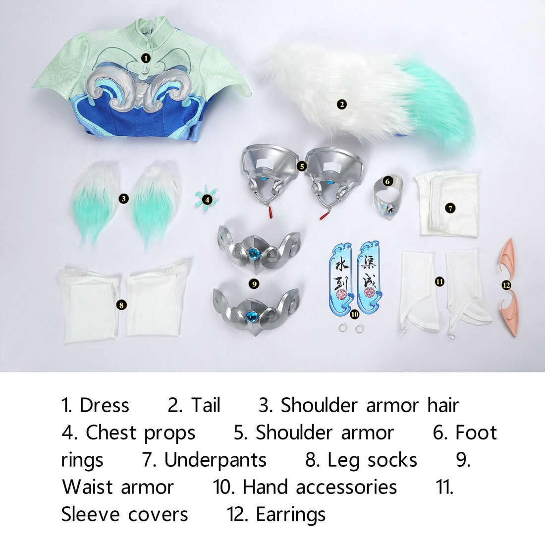 [ylevol] Overwatch 2 Kiriko Bai Ze Full Set Top Level Cosplay Costumes