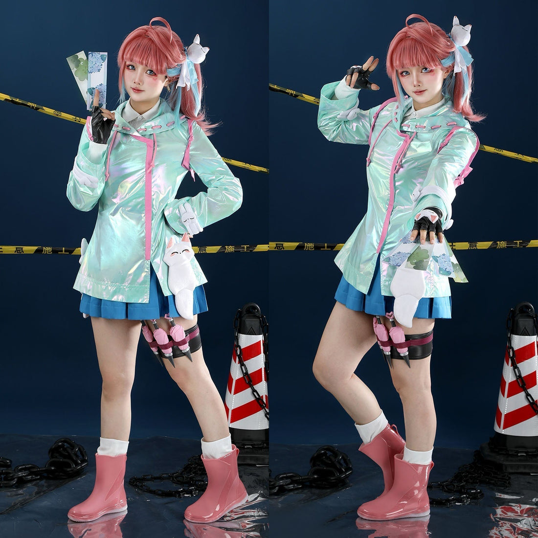 [ylevol] Overwatch 2 Magical Girl Kiriko Raincoat Full Set Cosplay Costumes