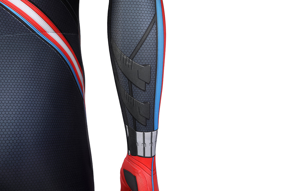 [ylevol] Spider-Man Miles Morales 2099 Suit Male Hoodie Jumpsuit Costumes