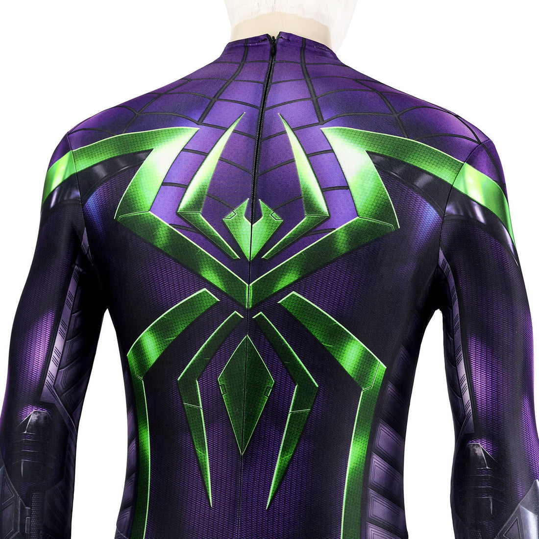 [ylevol] Marvel's Spider-Man Miles Morales Purple Reign Suit Male Jumpsuit Costumes