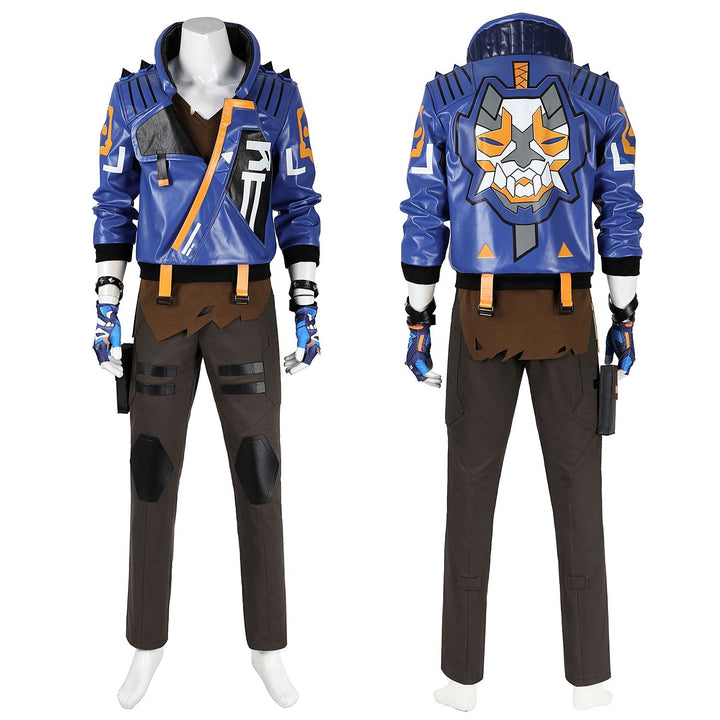 [ylevol] Valorant Yoru Outfit Male Leather Cosplay Costumes