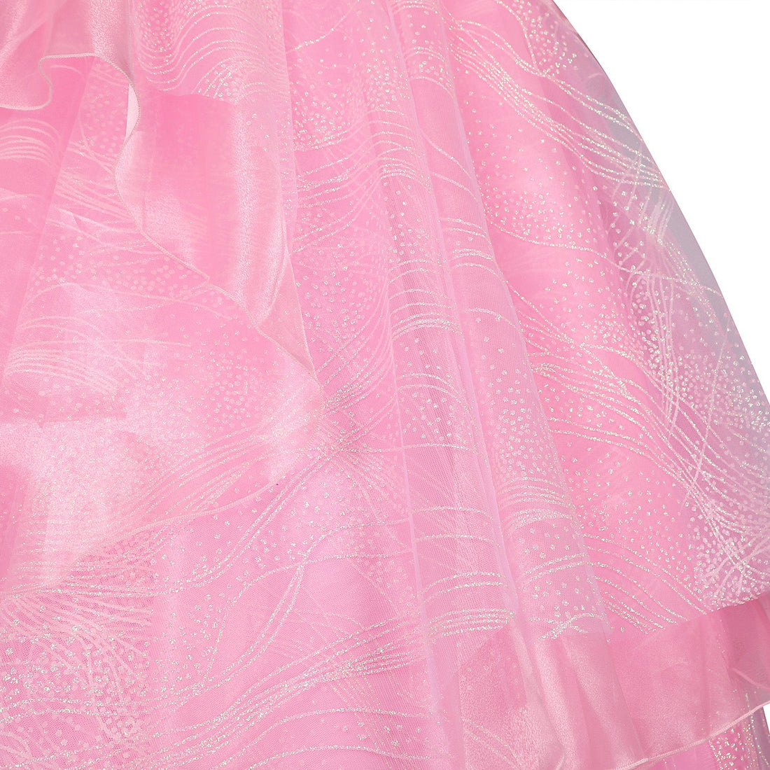 [ylevol] Wicked Part One Galinda Female Dress with Crown Cosplay Costumes