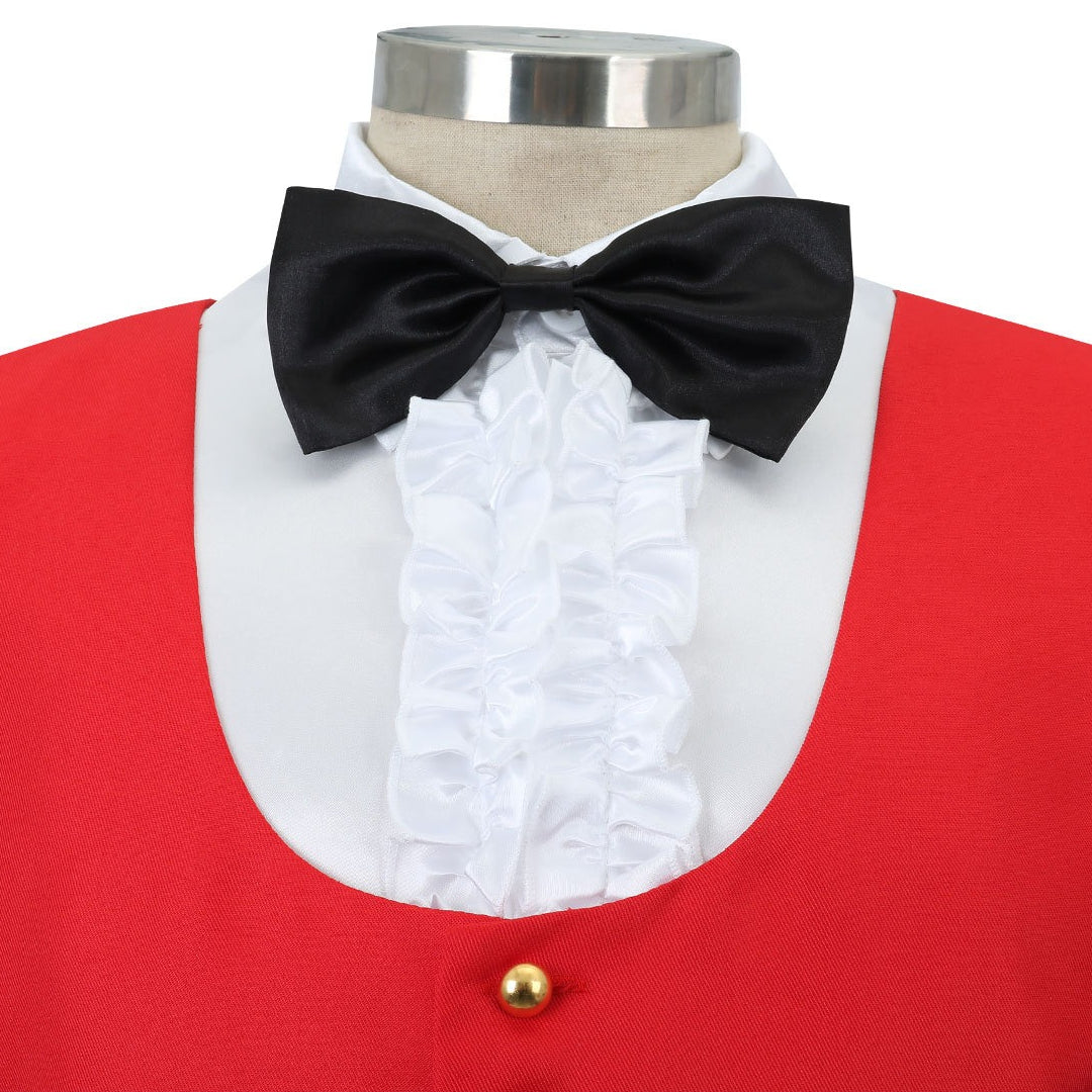 [ylevol] Beetle Juice Michael Keaton Red Suit Halloween Cosplay Costumes