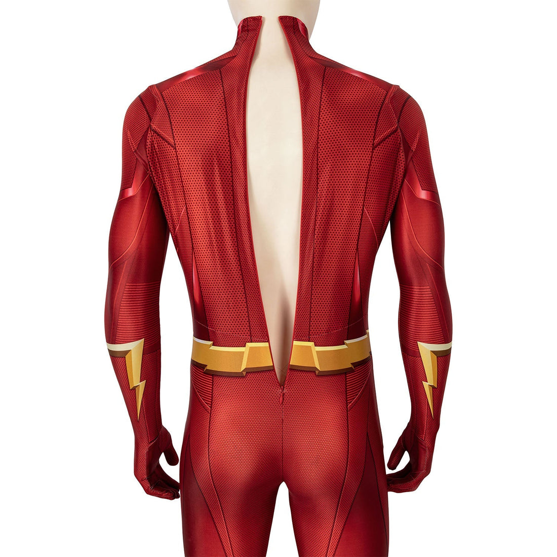 [ylevol] The Flash Season 5 Barry Allen Male Jumpsuit with Mask Costumes