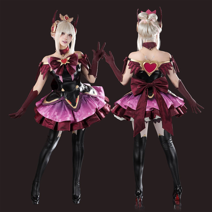 [ylevol] Overwatch 2 Magical Girl Juno Red Black Full Set Cosplay Costumes
