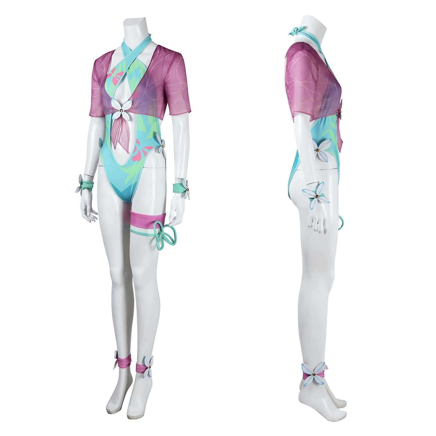 [ylevol] Marvel Rivals Psylocke Swimsuit Top Full Cosplay Costumes