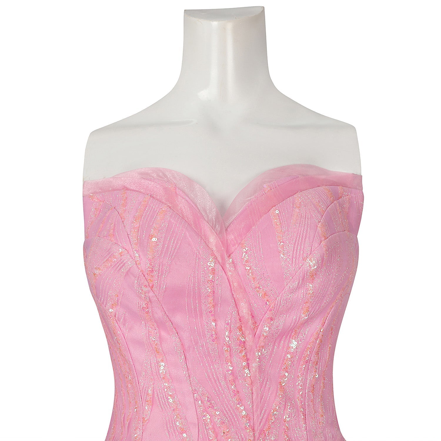 [ylevol] Wicked Part One Galinda Female Dress with Crown Cosplay Costumes