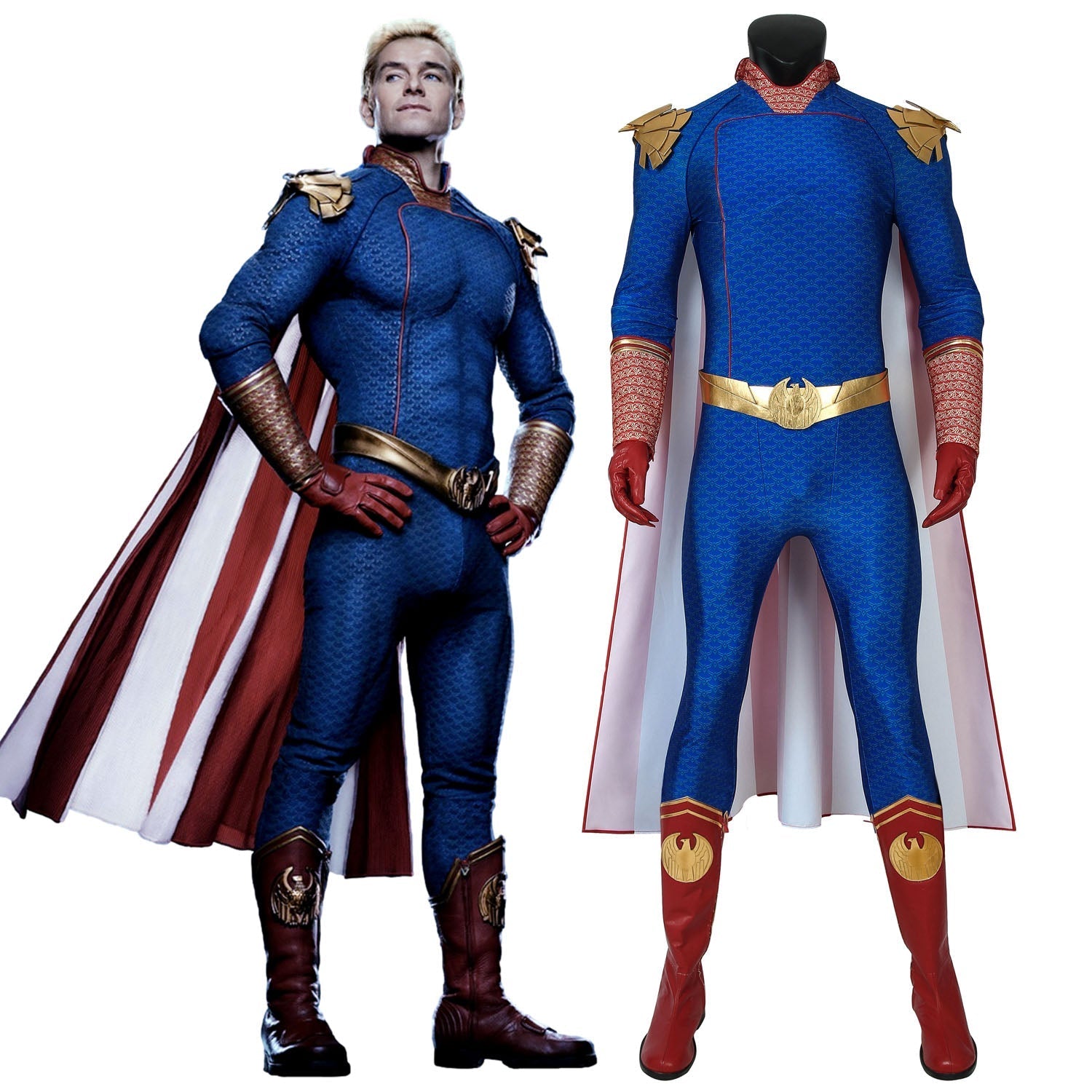 [ylevol] The Boys Season 1 The Homelander Jumpsuit Male Cosplay Costumes