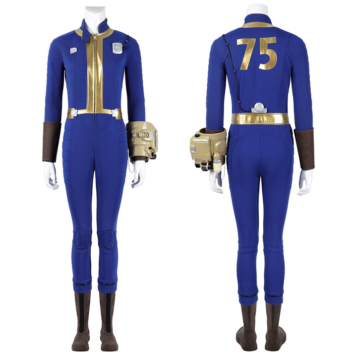 [ylevol] Game Fallout 4 Vault No. 75 Sheltersuit Female Full Set Cosplay Costumes