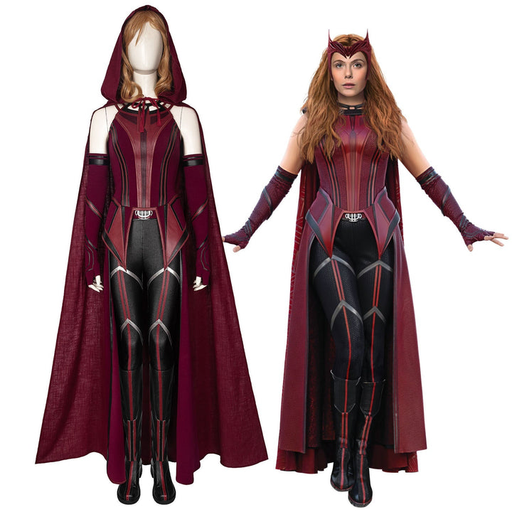 [ylevol] Wanda Vision Scarlet Witch Wanda Female Fullset Cosplay Costumes