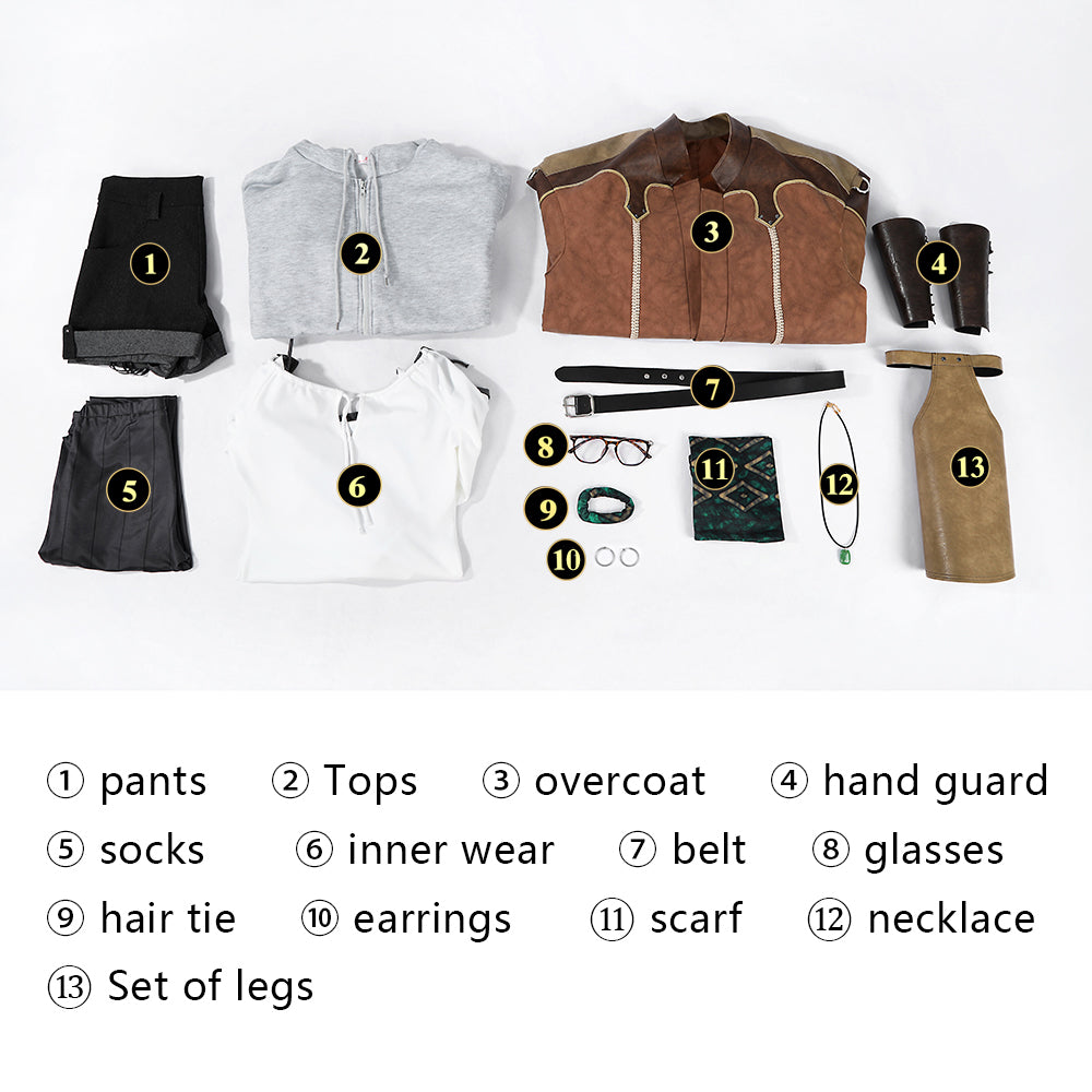 [ylevol] Monster Hunter Wilds Alma Full Set Top Level Cosplay Costumes