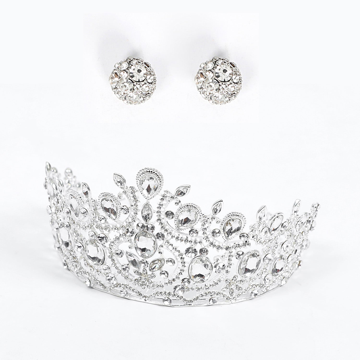 [ylevol] Wicked Part One Galinda Female Dress with Crown Cosplay Costumes