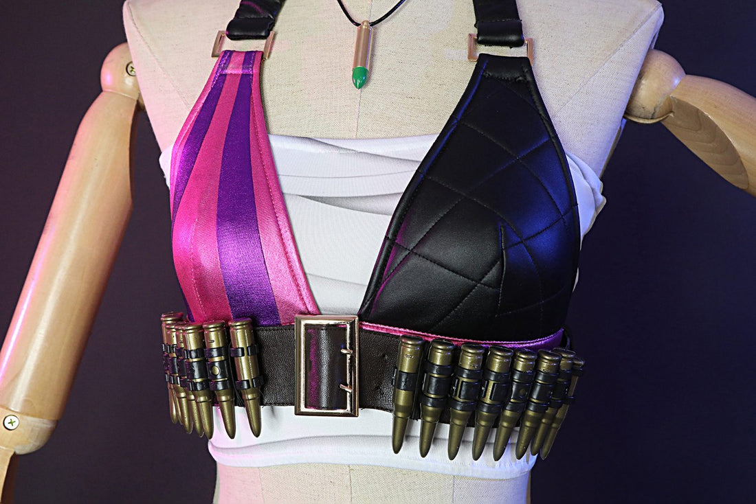 [ylevol] Game LOL Loose Cannon Jinx Top Level Cosplay Costumes
