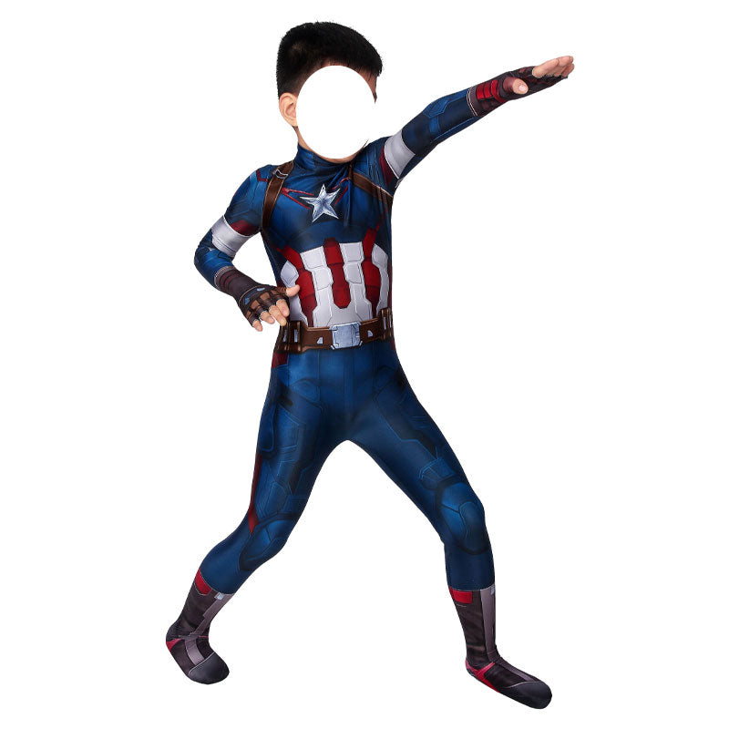 [ylevol] Age of Ultron Captain America Kids Jumpsuit Cosplay Costumes