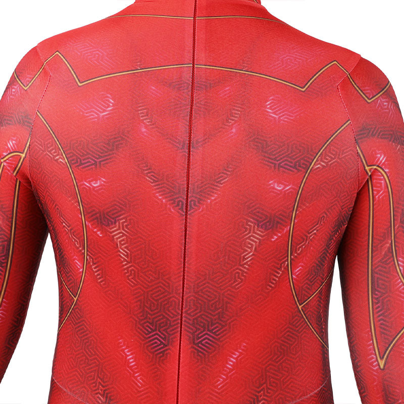 [ylevol] Flashpoint Barry Allen The Flash Kids Jumpsuit Cosplay Costumes
