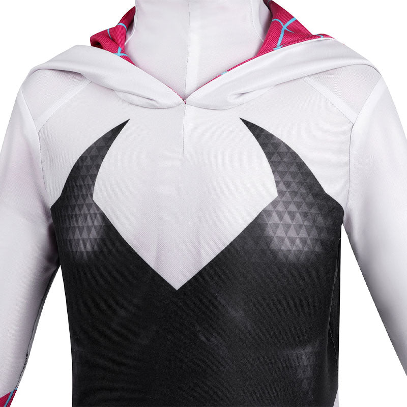 [ylevol] Spider-Man Across The Spider-Verse Gwen Stacy Kids Jumpsuit Costumes
