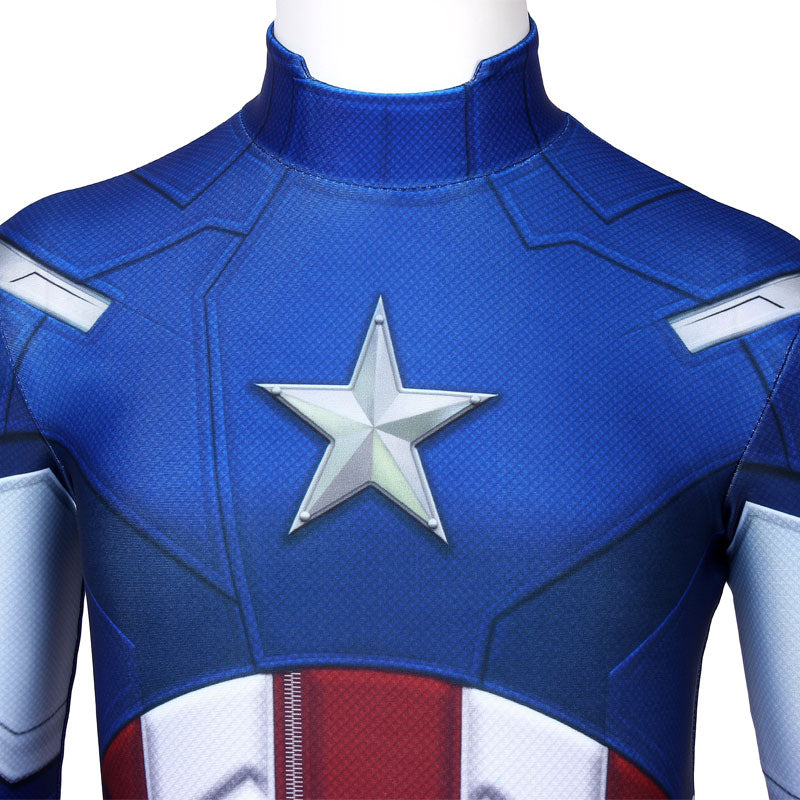 [ylevol] The First Avenger Captain America Kids Jumpsuit Cosplay Costumes